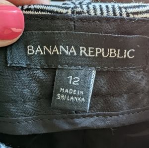 Banana Republic Wide Leg Wool Pant